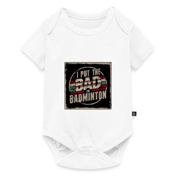 J’ai mis le mal dans Badminton 2 - Body à manches courtes Premium Bébé - blanc - Devant
