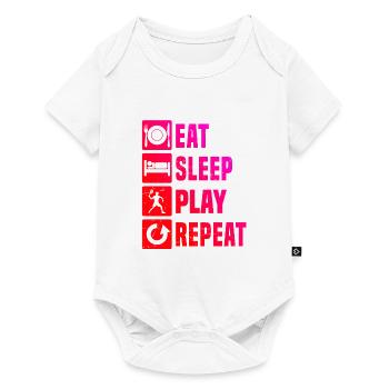 Jeux de Pickleball Racquetball Femme Pickleball - Body à manches courtes Premium Bébé - blanc - Devant