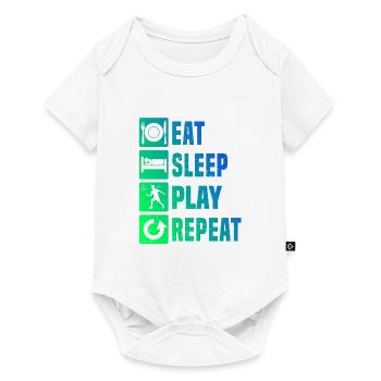 Badminton player Badminton Squash - Baby Premium short-sleeve bodysuit - white - Front