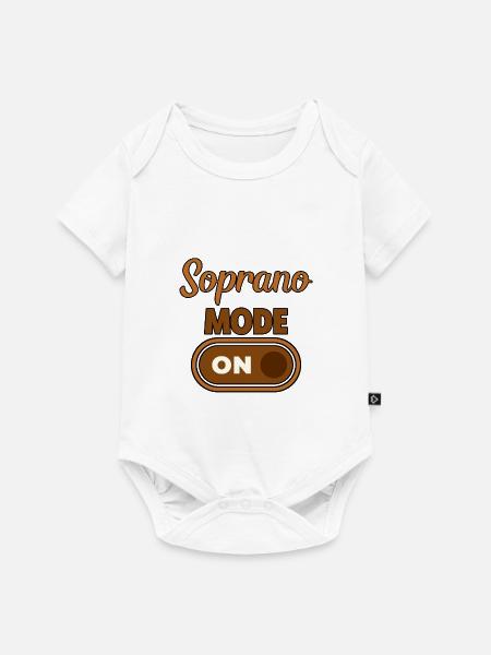 Soprano Mode On 2 - Baby Premium Kurzarmbody - Weiß
