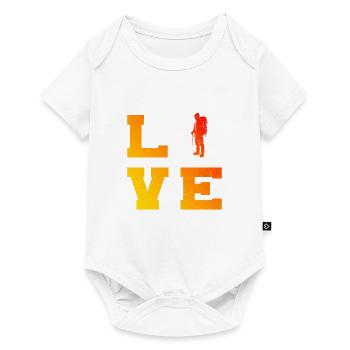 Men Women Climbing Boulder Climbing Bouldering - Baby Premium short-sleeve bodysuit - white - Front