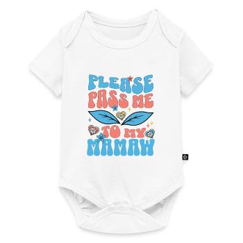 S’il vous plaît, passez-moi à mes grands-parents spéciaux maman - Body à manches courtes Premium Bébé - blanc - Devant