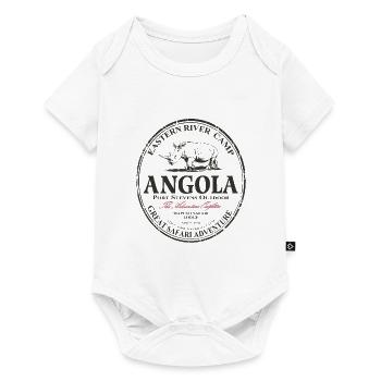 Angola - Rhinocéros - Body à manches courtes Premium Bébé - blanc - Devant