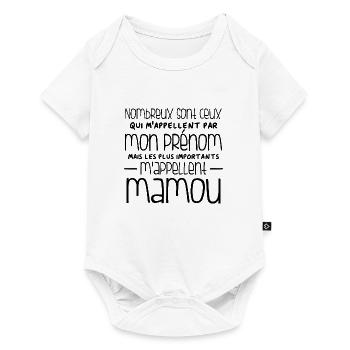 Humour mamou - Body à manches courtes Premium Bébé - blanc - Devant