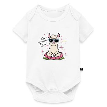 Pas de drame Lama - Body à manches courtes Premium Bébé - blanc - Devant