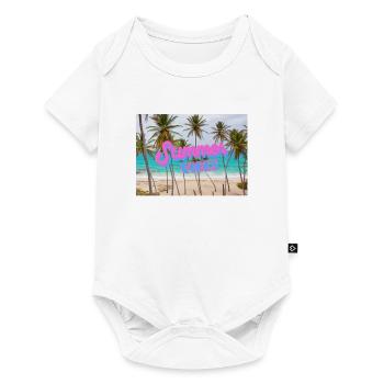 Summer - Vibes - Summer Vibes - Sun - Hot - Palms - Baby Premium short-sleeve bodysuit - white - Front