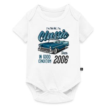 Ich bin nicht alt, ich bin Oldtimer Jahrgang Jahrgang 2006 - Baby Premium Kurzarmbody - Weiß - Vorne