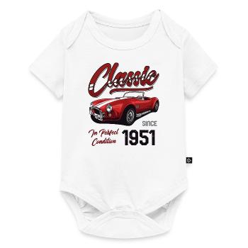 Je ne suis pas vieux Je suis Voiture classique Millésime Né(e) En 1951 - Body à manches courtes Premium Bébé - blanc - Devant