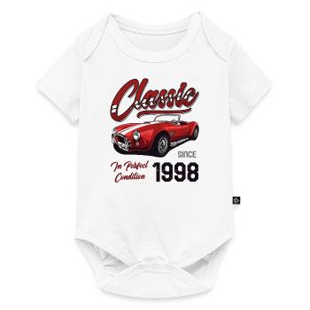 Je ne suis pas vieux Je suis une voiture classique vintage née en 1998 - Body à manches courtes Premium Bébé - blanc - Devant
