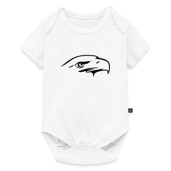 Eagle eye - Illustration vectorielle - Body à manches courtes Premium Bébé - blanc - Devant