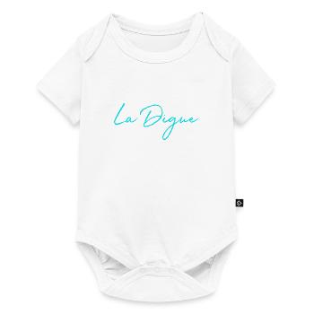 Sea bliss "La Digue" - Baby Premium short-sleeve bodysuit - white - Front
