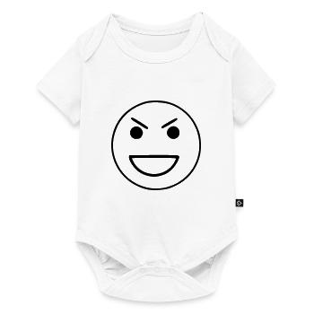 Emoji sketch annoys black - Baby Premium short-sleeve bodysuit - white - Front