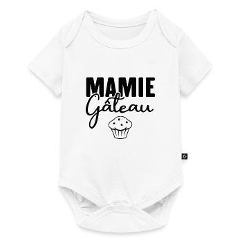 Mamie gâteau - Body à manches courtes Premium Bébé - blanc - Devant