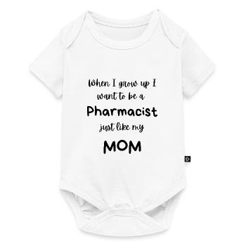 Je veux être pharmacienne comme maman - Body à manches courtes Premium Bébé - blanc - Devant