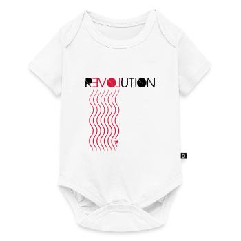 Love Revolution Ski - Body à manches courtes Premium Bébé - blanc - Devant