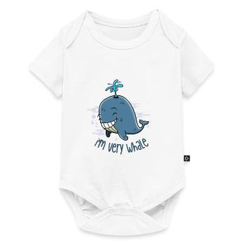 I'm very whale - Baby Premium short-sleeve bodysuit - white - Front