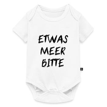 Etwas Meer Bitte Nordsee Ostsee Moin Norden Wasser - Baby Premium Kurzarmbody - Weiß - Vorne