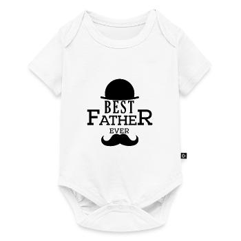 Best father ever - Body à manches courtes Premium Bébé - blanc - Devant