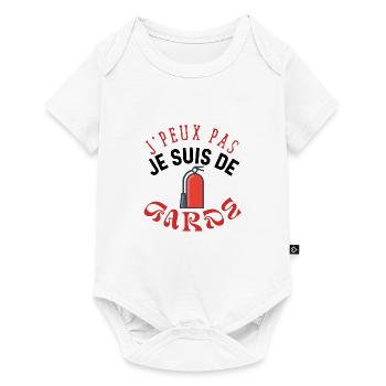 J'peux pas je suis de garde - Body à manches courtes Premium Bébé - blanc - Devant