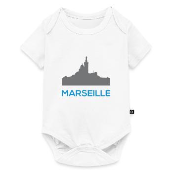 Our lady of the guard, the good mother, Marseille - Baby Premium short-sleeve bodysuit - white - Front