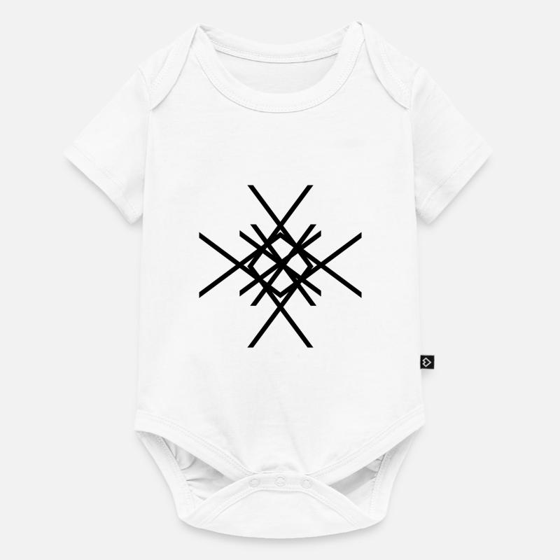 Abstract pattern - Baby Premium short-sleeve bodysuit - white