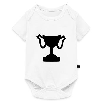 Coupe Dessin Gagner Croquis Noir - Body à manches courtes Premium Bébé - blanc - Devant