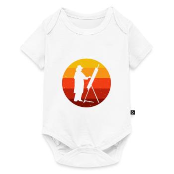 Art Retro Artist Artist Painting Painter - Baby Premium short-sleeve bodysuit - white - Front