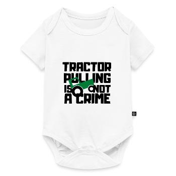 Tractor Trek Gift Tractor Pulling Tractor - Baby Premium short-sleeve bodysuit - white - Front