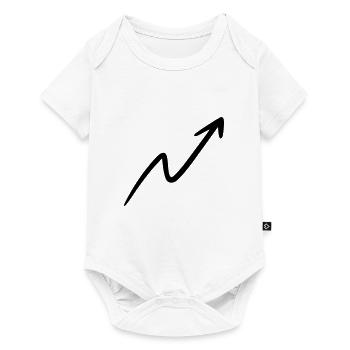 Arrow drawing sketch black - Baby Premium short-sleeve bodysuit - white - Front
