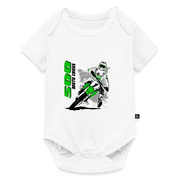 Moto Cross - Motocross - Supercross - MX - SX - Body à manches courtes Premium Bébé - blanc - Devant