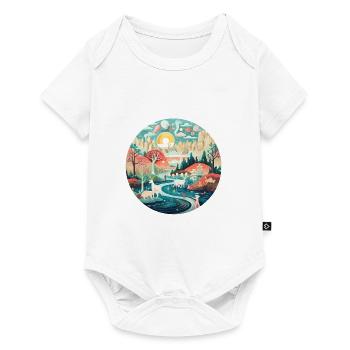 The Landscape of Animals - Baby Premium short-sleeve bodysuit - white - Front