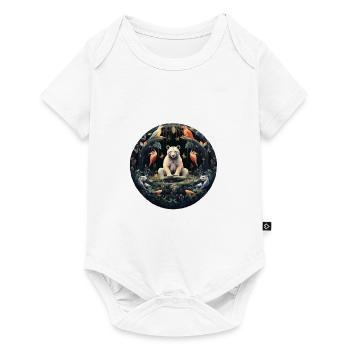 Harmony Circle - Baby Premium Kurzarmbody - Weiß - Vorne