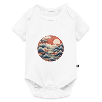 Sunrise over the mountains - Baby Premium short-sleeve bodysuit - white - Front
