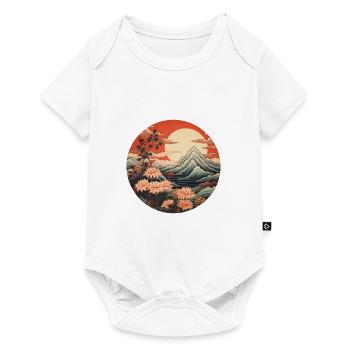 Mystic Fuji - Baby Premium short-sleeve bodysuit - white - Front