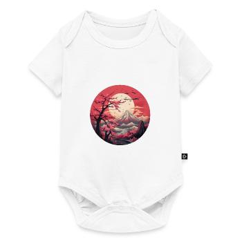 Mystical Cherry Blossoms - Baby Premium short-sleeve bodysuit - white - Front