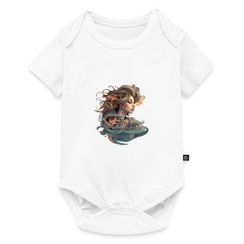 Aqua Rêve - Body à manches courtes Premium Bébé - blanc - Devant