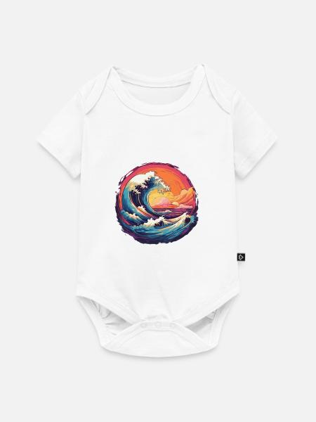 Mystische Gezeiten - Baby Premium Kurzarmbody - Weiß