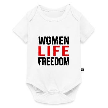 Women life freedom - Body à manches courtes Premium Bébé - blanc - Devant