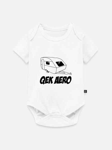 QEK Aero - Baby Premium short-sleeve bodysuit - white