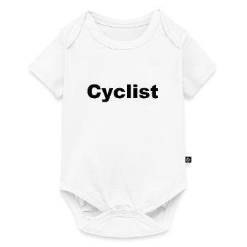 Cyclist - Baby Premium short-sleeve bodysuit - white - Front