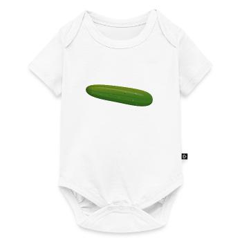 cucumber cucumbers veggie vegetable - Baby Premium short-sleeve bodysuit - white - Front