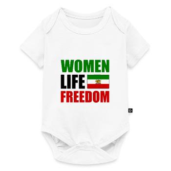 Women life freedom - Body à manches courtes Premium Bébé - blanc - Devant