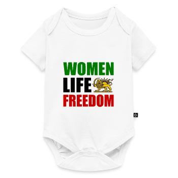 Women life freedom - Body à manches courtes Premium Bébé - blanc - Devant