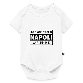 Napoli Coordinates City Italy Naples - Baby Premium short-sleeve bodysuit - white - Front