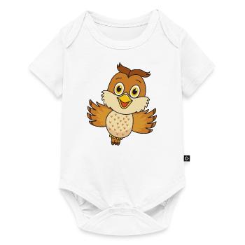 owl - Baby Premium short-sleeve bodysuit - white - Front