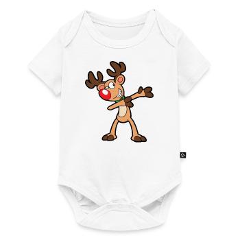 Weihnachten - Baby Premium Kurzarmbody - Weiß - Vorne