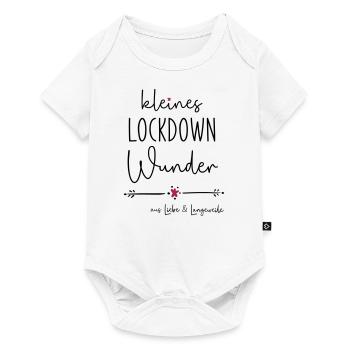 Kleines Lockdown Wunder 2022 / Baby 2022 - Baby Premium Kurzarmbody - Weiß - Vorne