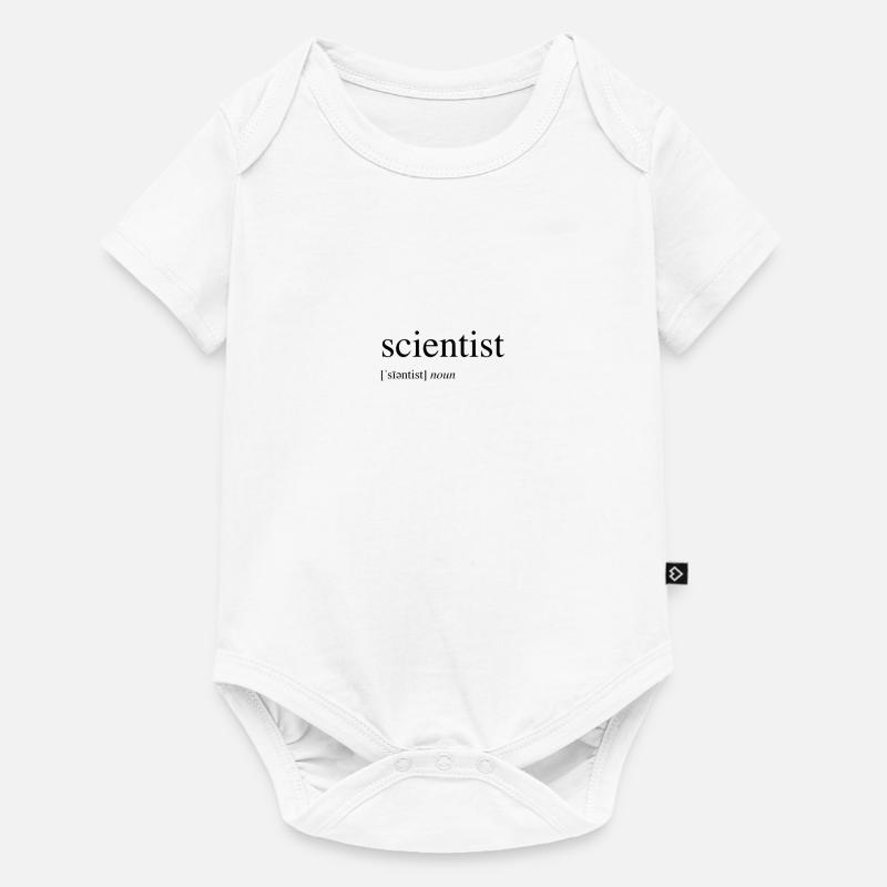 Scientist [pronounced] - Black Edit - Body à manches courtes Premium Bébé - blanc