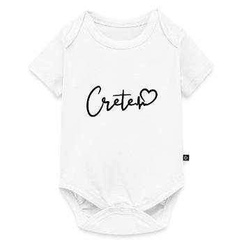 Crete heartbeat island of Crete - Baby Premium short-sleeve bodysuit - white - Front
