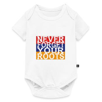 never forget roots home Armenia - Baby Premium short-sleeve bodysuit - white - Front